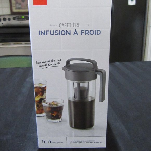 New Cold Brew Coffee Maker Infusion 8 Cup - Picture 1 of 5